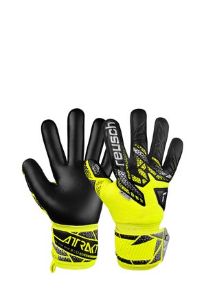 ATTRAKT - Guanti da portiere - safe yell silver/black