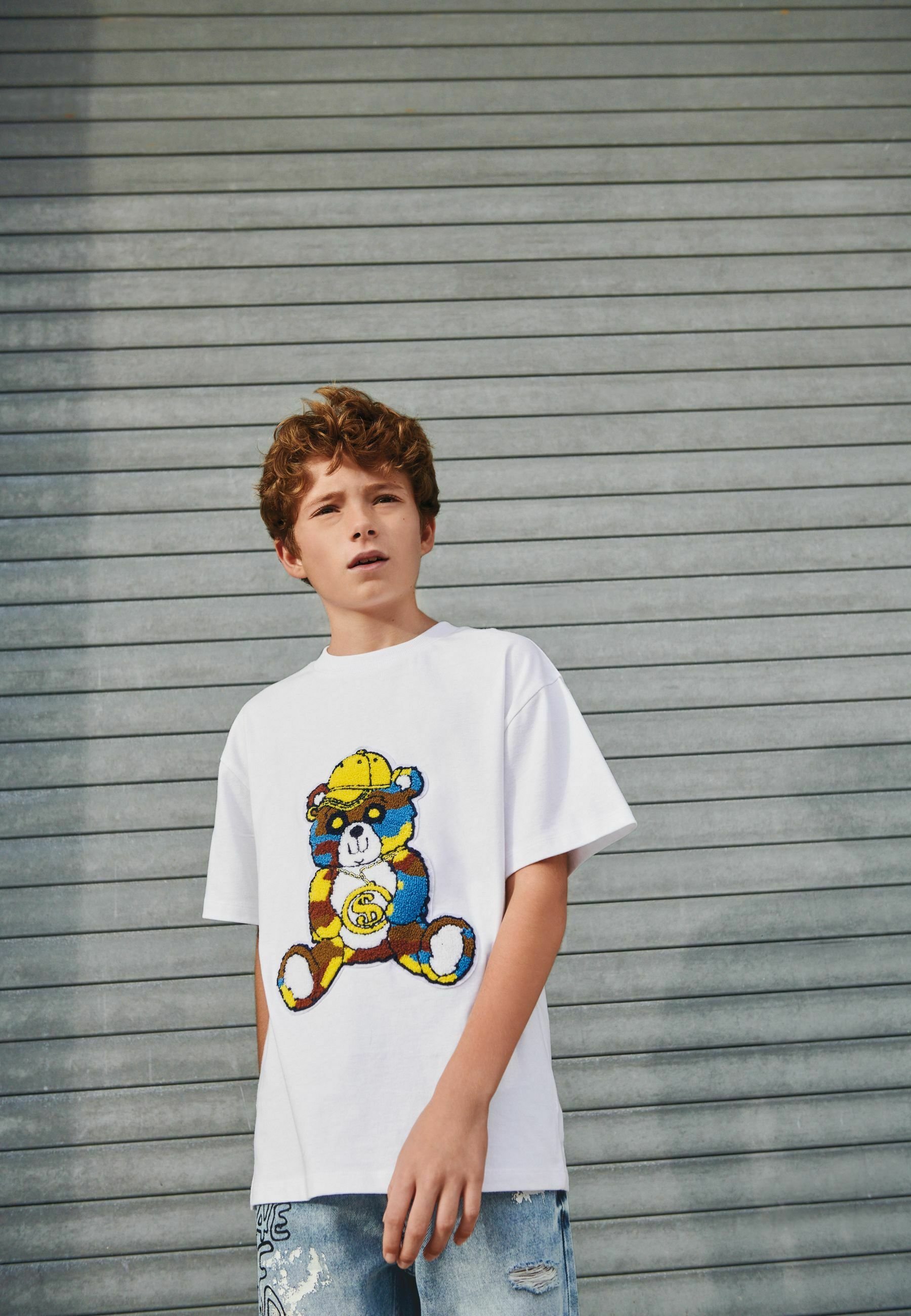 Next BOUCLE GRAPHIC SHORT SLEEVE - T 