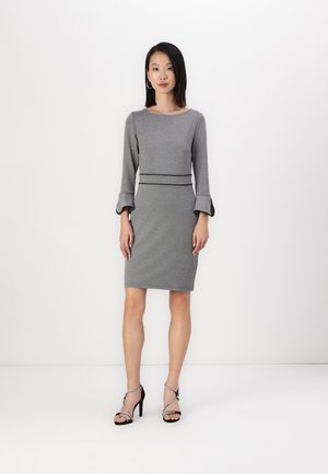 Jerseykjole - dark grey melange/black