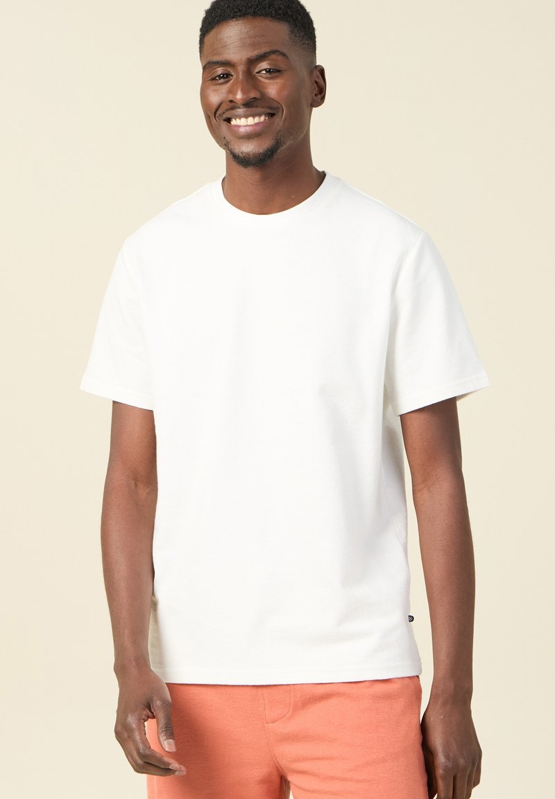 BONOBO Jeans KURZÄRMELIGES - T-shirt basic - ecru