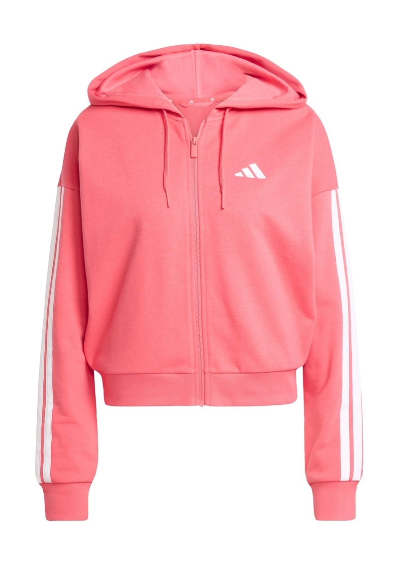 adidas Sportswear Sweater met rits rood