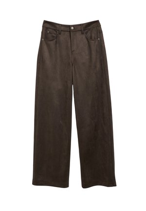 comma, HOSE - Trousers - dunkelbraun