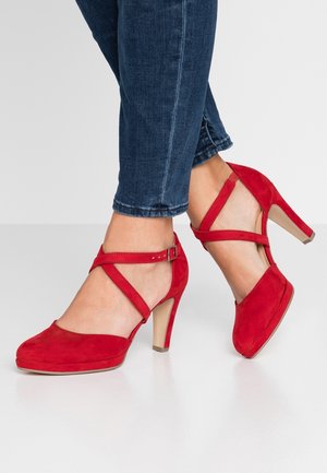 Gabor Escarpins à talons hauts - red