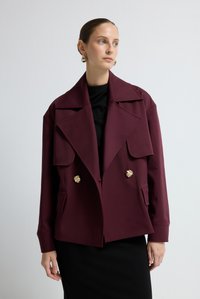 adL WITH BUTTONS - Lichte jas - mauve