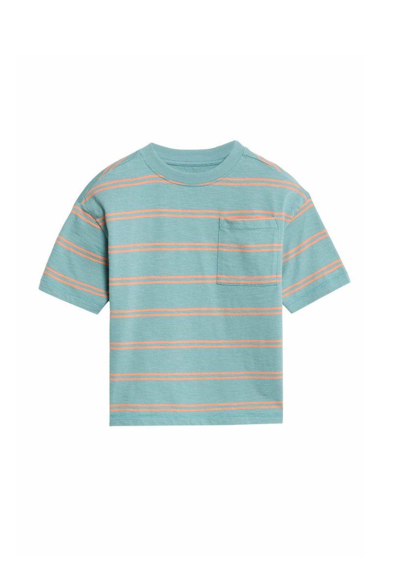 T-shirt Marks And Spencer Homme Bleu Taille L - Imprimé Animal, Coton 100%
