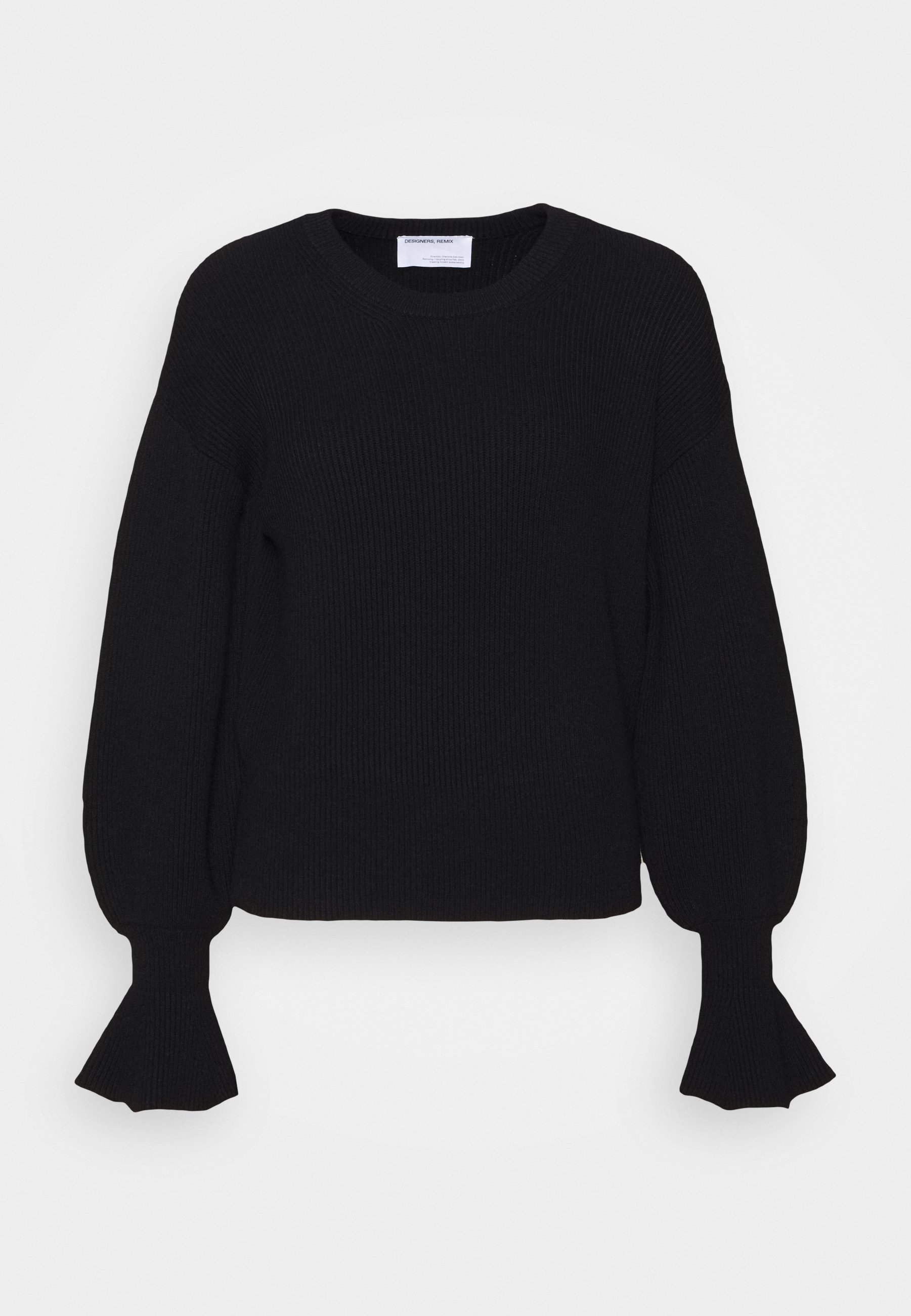 DESIGNERS REMIX MANDY SLEEVE Trui blackZwart Zalando.nl Bruuns Bazaar SIMONA ELIEA Trui snow whitewit Zalando.nl