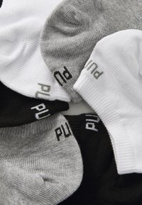 Puma UNISEX 6ER PACK -QUARTER - Socken - schwarz weiß grau
