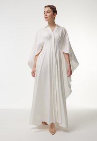 Leem MARKED WAIST - Maxi-jurk - white