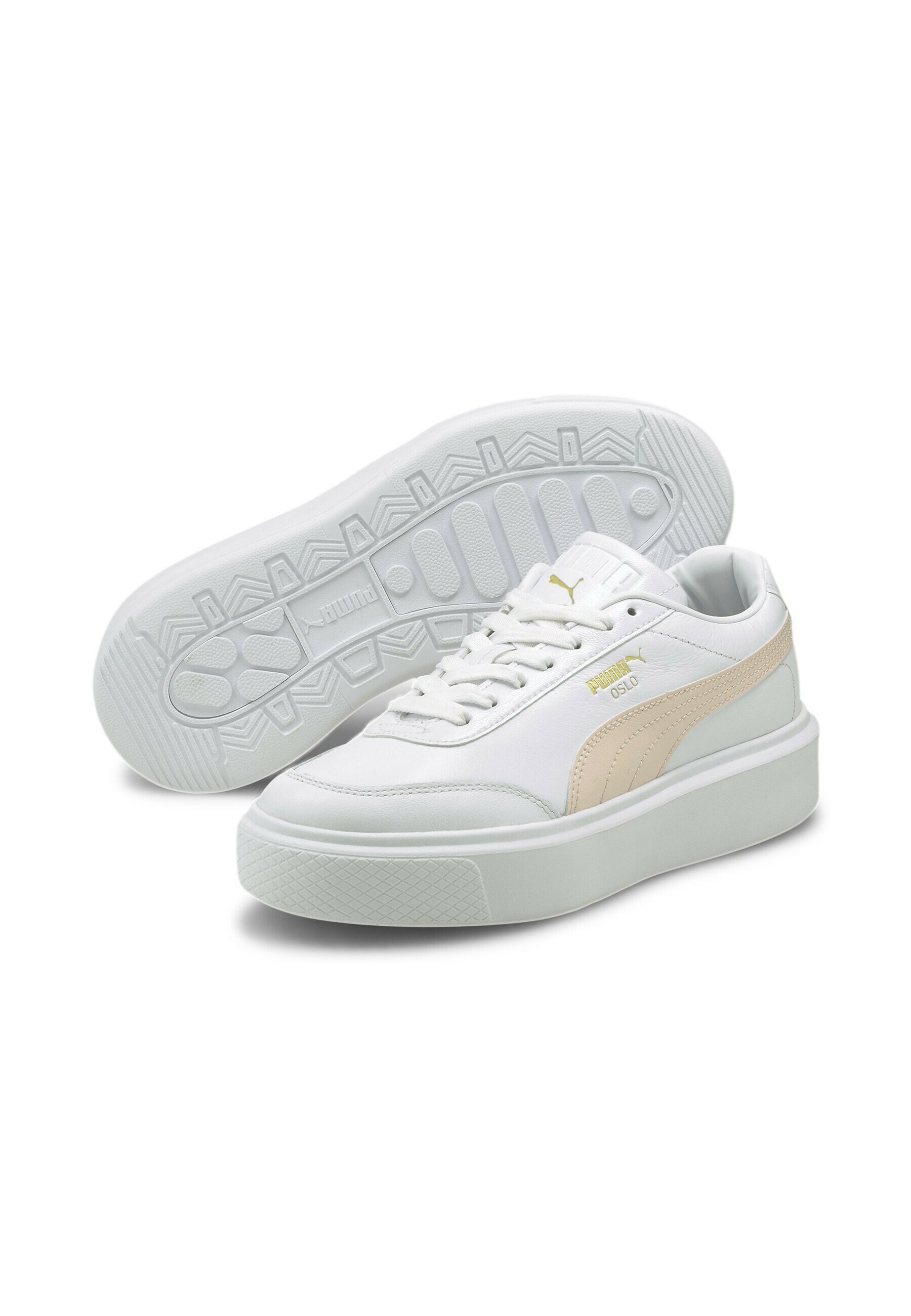 Puma OSLO MAJA - Sneakers laag - white cloud pink/crème - Zalando.nl