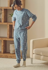 Next REGULAR FIT  - Pyjamahousut/-shortsit - blue snowflake