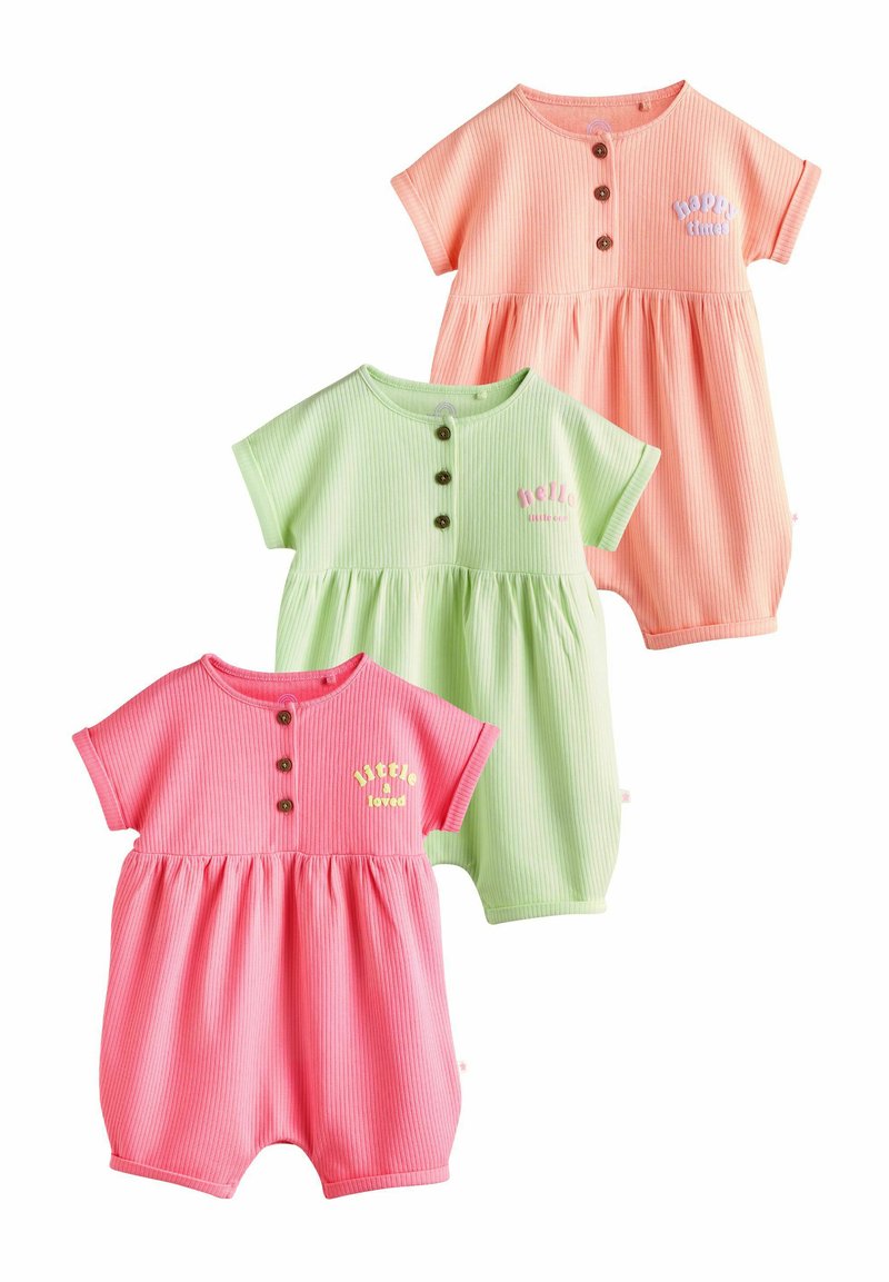 Next - REGULAR FIT ROMPERS 3 PACK - Kezeslábas - multi bright colour, Nagyítás