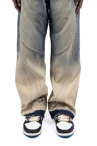 FAVELA Bootcut-farkut - wash blue