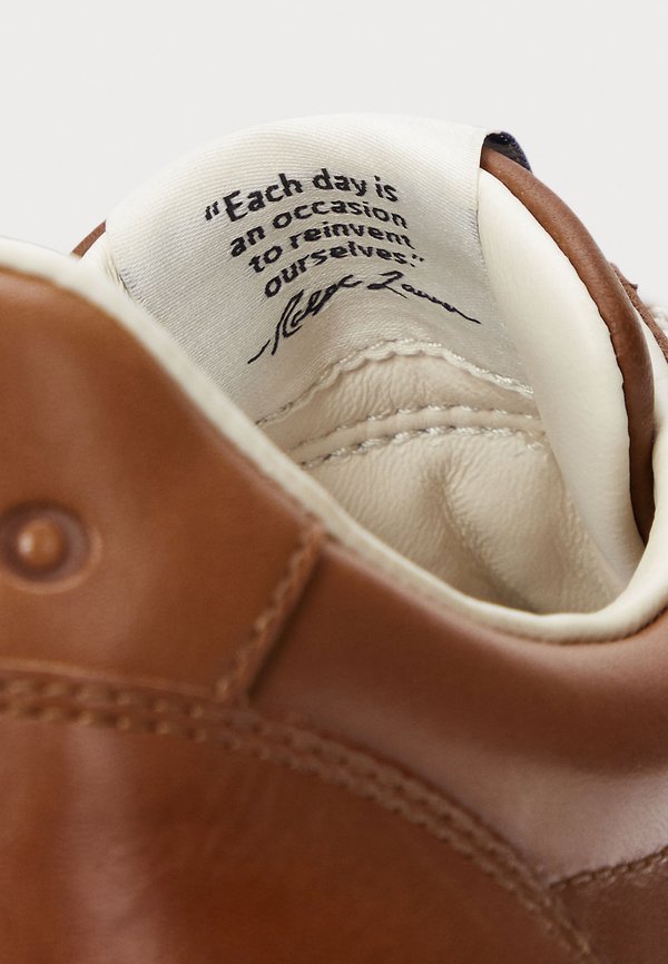 PRL TRAIL 125 LEATHER SNEAKER - Trainers - pale russet4