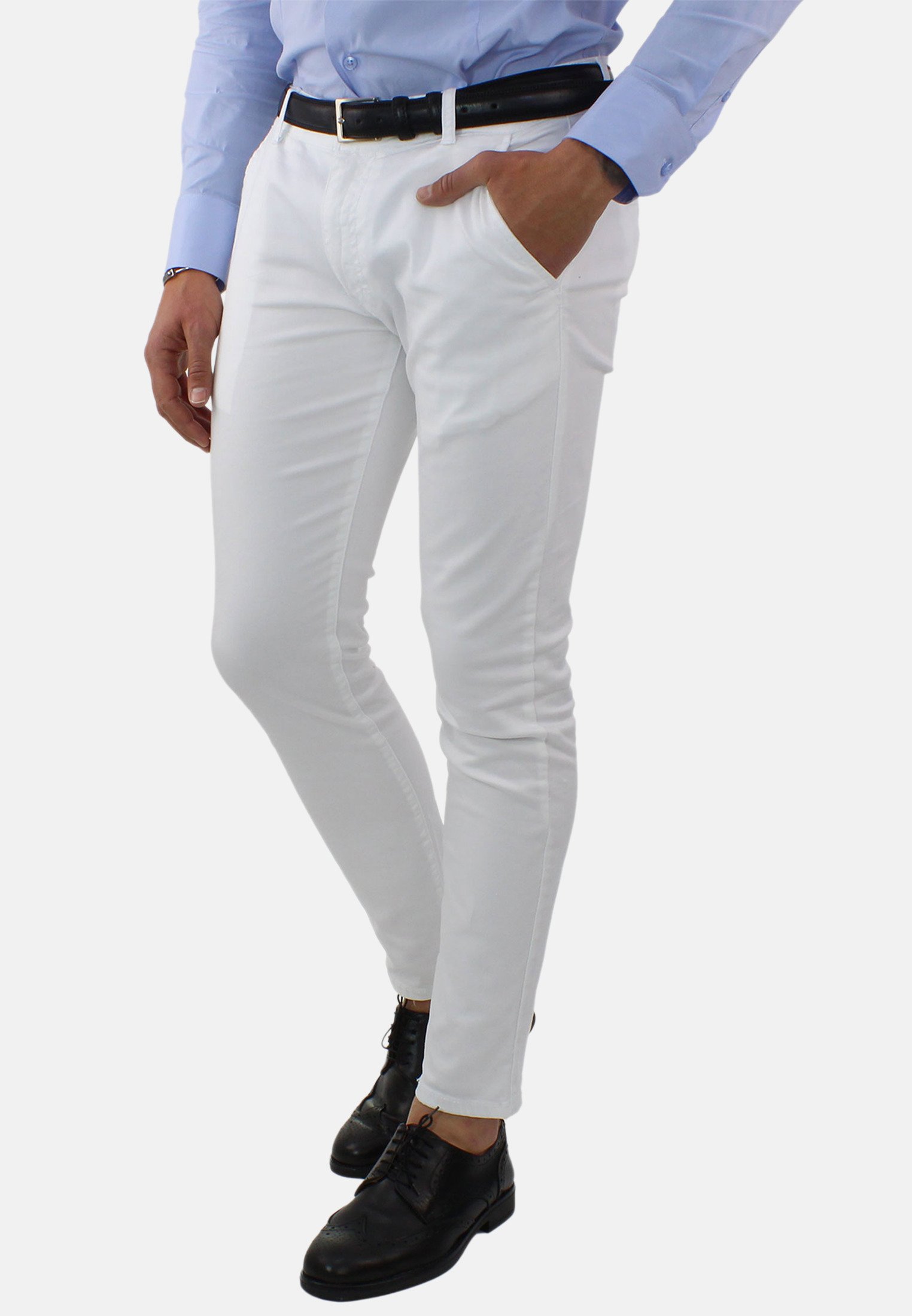 Ciabalù Jeans tasca america - Jeans Skinny Fit - bianco - Zalando.it