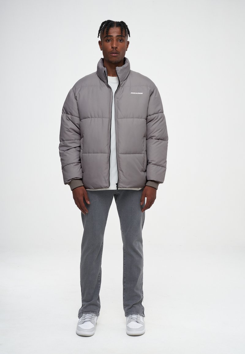 Pegador SOLIN PUFFER JACKET - Vinterjakke - rock grey