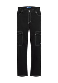 CONTRAST STITCH PANT - Radničke traperice - black