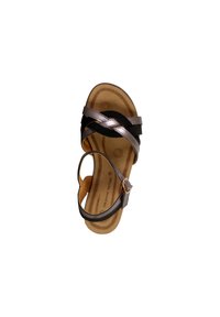 Divine Factory COMPENSEES A  THE  - Sandalias con plataforma - noir etain
