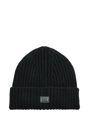 EA7 Emporio Armani, KNITTED BEANIE COL 00020 - Berretto - screziato-mottled black