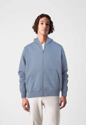 Jack & Jones PREMIUM JPRBLUHARVEY ZIP HOOD UNISEX - Sweatjacke - troposphere