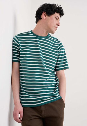 T-shirt imprimé - teal breton kingfisher