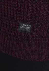 G-STAR Stickad tröja - bordeaux