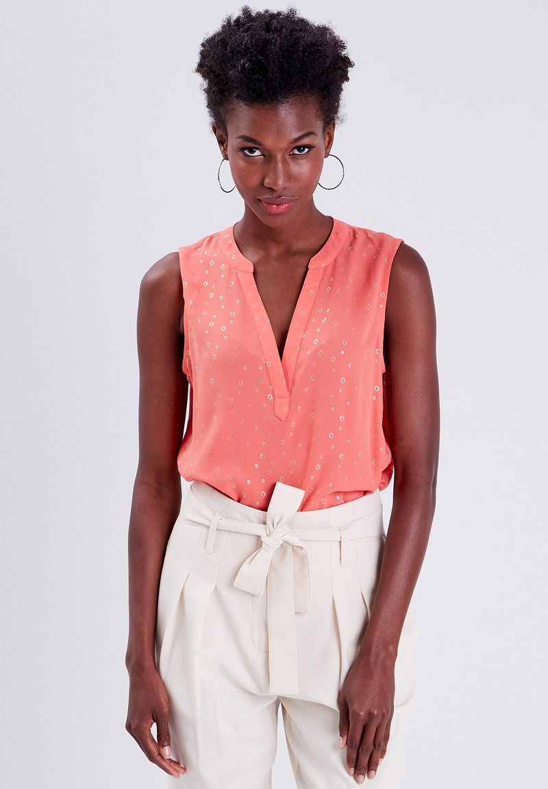 Cache Cache ÄRMELLOSE  - Blouse - orange corail