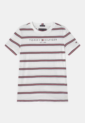ESSENTIAL STRIPE - Print T-shirt - white