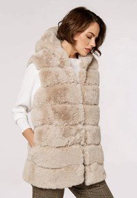 Apricot HOODED - Bodywarmer - stone