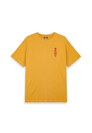 Print T-shirt - marron