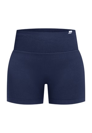 Smilodox, HIGH WAIST SHORTS ELVIA - Kurze Sporthose - marineblau