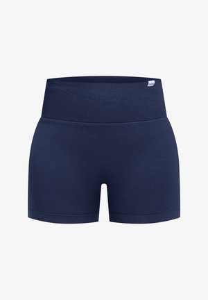 Smilodox, HIGH WAIST SHORTS ELVIA - Kurze Sporthose - marineblau