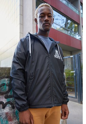 WINTER - Summer jacket - black/white