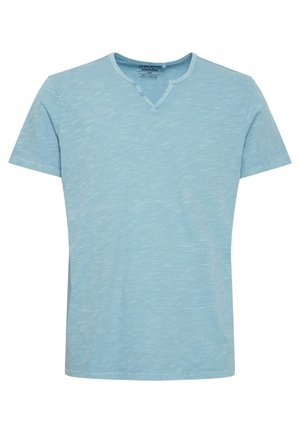 Blend, BHASTON SPLIT NECK - Camiseta básica - dusty blue