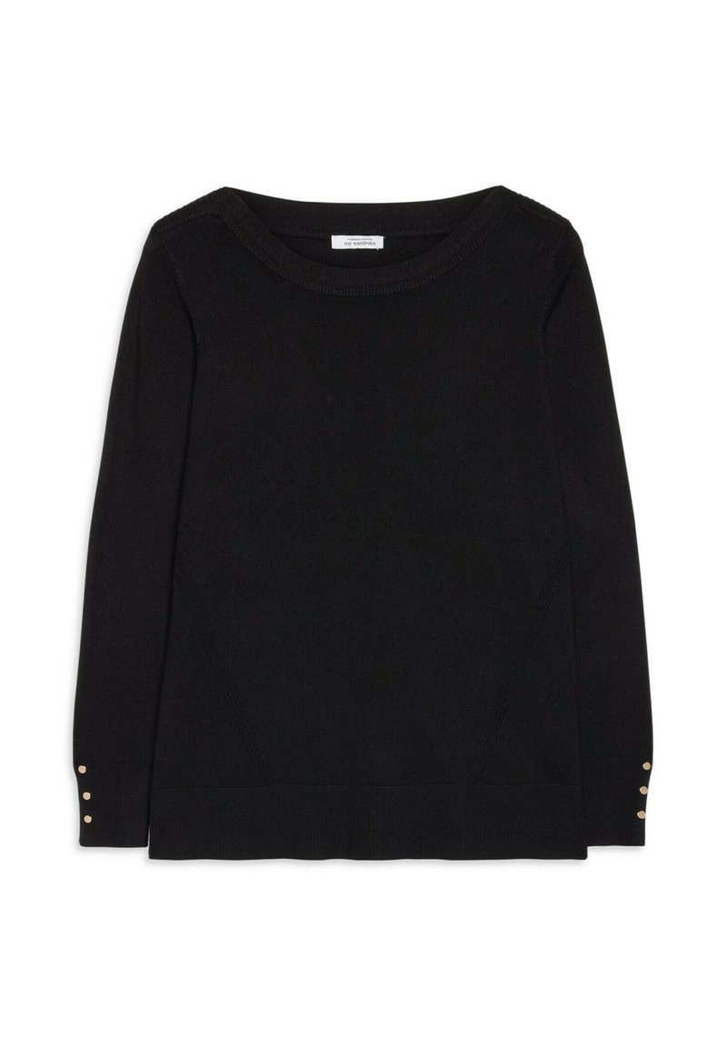 Fiorella Rubino A MANICHE LUNGHE CON SCOLLO BARCHETTA Maglione - Main Image