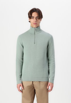 DANE STRUCTURE HALF ZIP - Džemperis - iceberg green