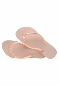 Havaianas HAVAIANAS FLIP FLOP SLIM GLITTER FLOURISH - Badesko - light pink