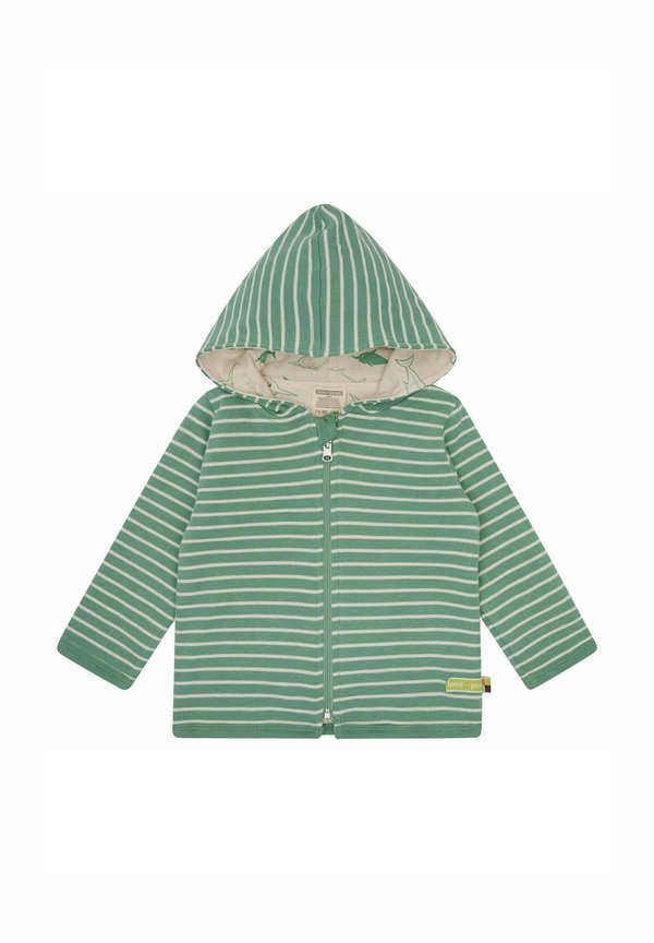 MIT KAPUZE - Strickjacke - bamboo