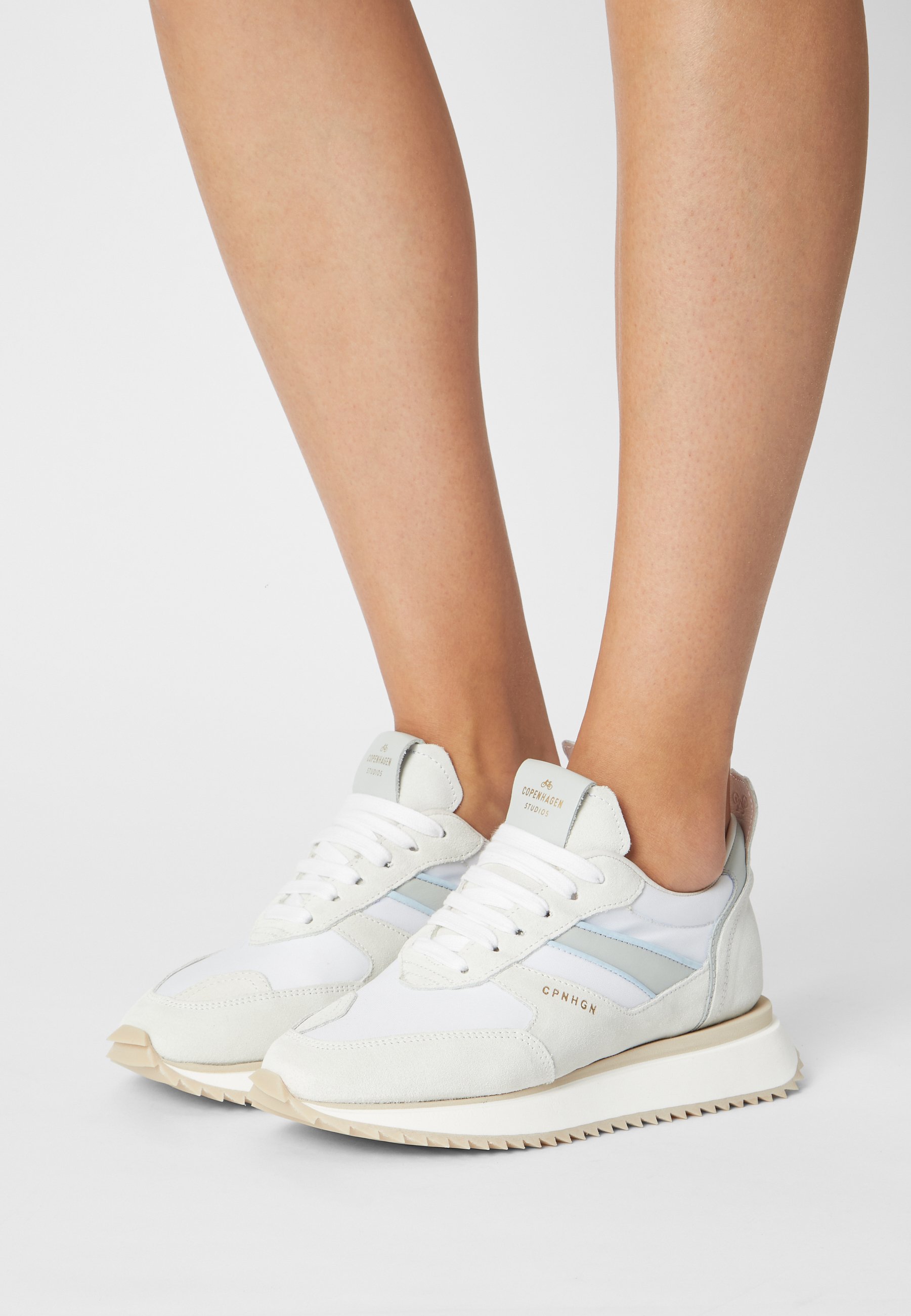 Copenhagen Sneakers laag - off white/light blue/crème - Zalando.nl