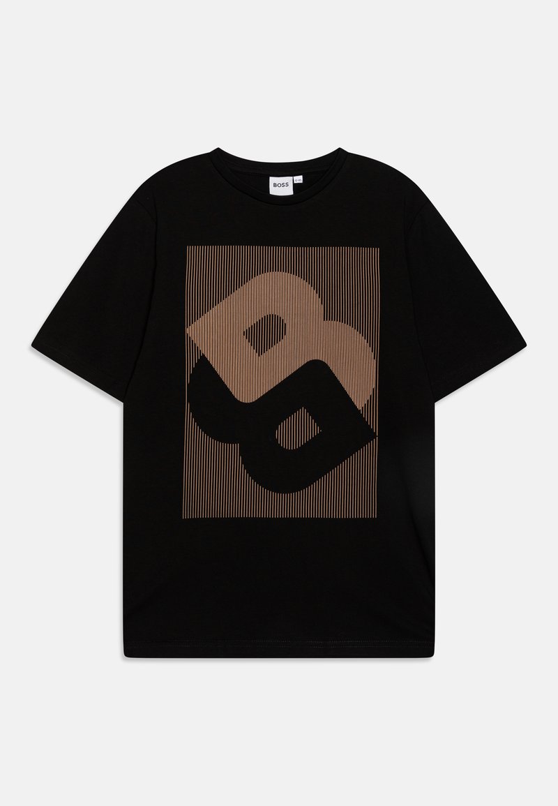 BOSS Kidswear T-shirt print zwart BOSS Kidswear T-shirt print zwart