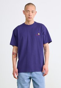Carhartt WIP - AMERICAN SCRIPT - T-shirts basic - aura Miniaturebillede 1
