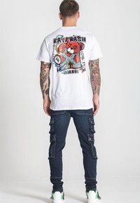Gianni Kavanagh RAW BEAR TEE - Majica kratkih rukava s printom - white