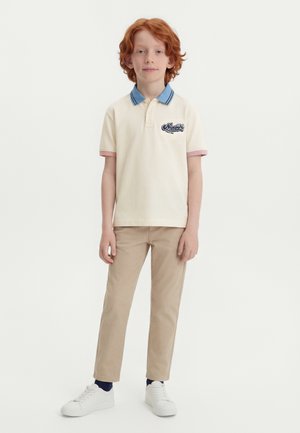 Napapijri LUSTRE SS - Polo krekls - white whisper