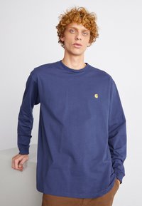 Carhartt WIP - CHASE - Top dugih rukava - blue Minijatura 1