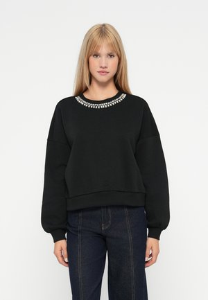 ONLNADIA O NECK BOX - Sweater - black