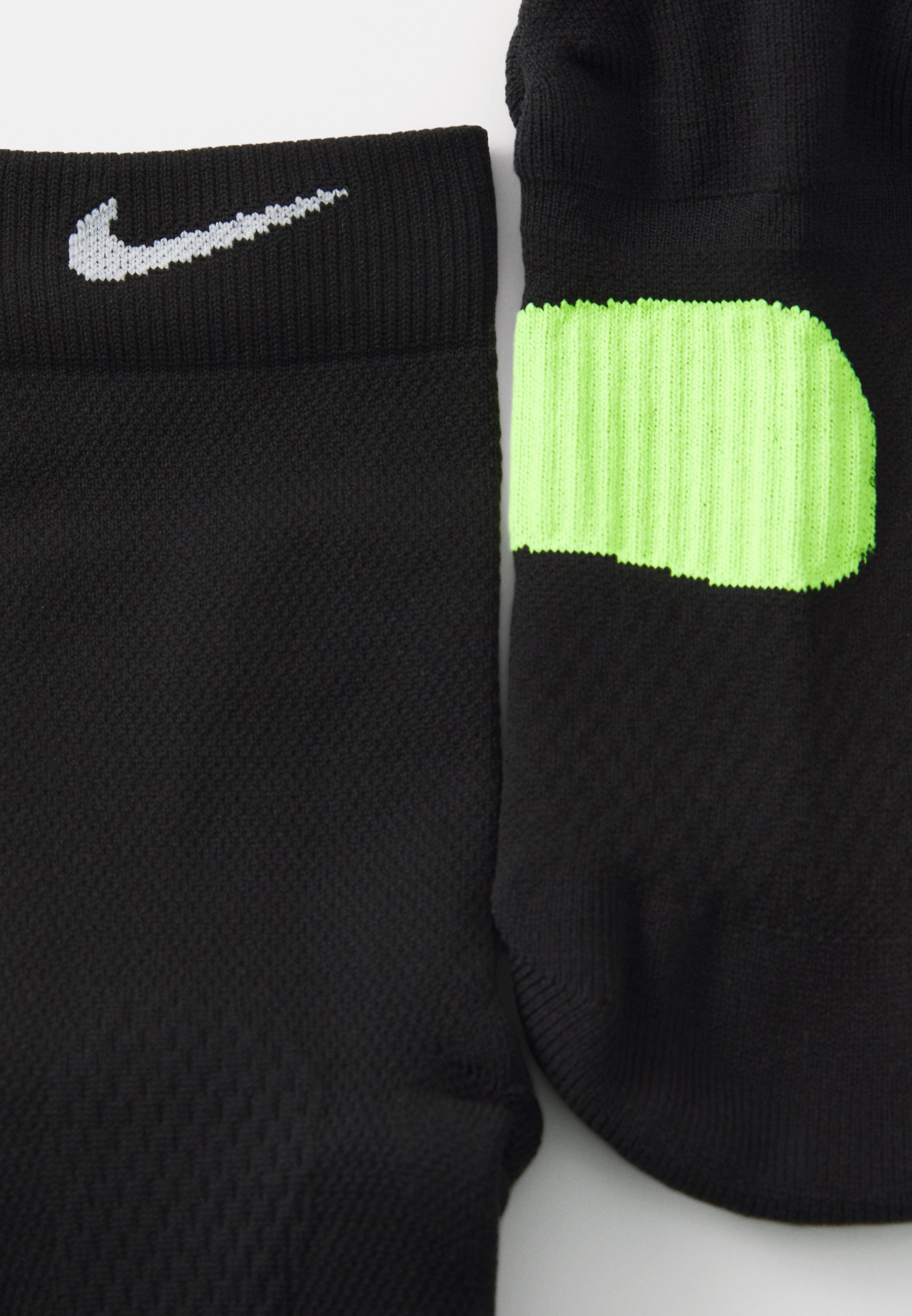 nike black and green socks