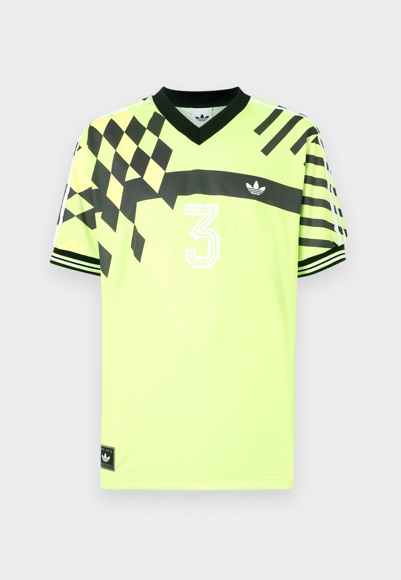 adidas Originals T-shirt print neongroen adidas Originals T-shirt print neongroen