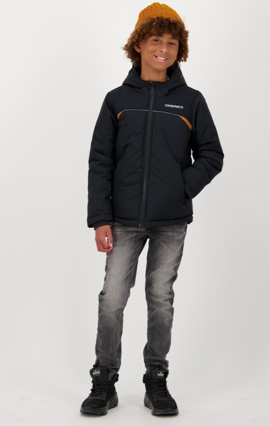 Vingino TABO - Winterjas - deep black/zwart - Zalando.nl