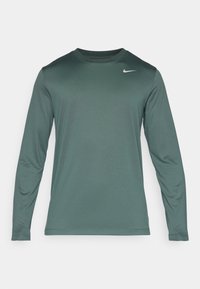 TEE RESET - Long sleeved top - vintage green/matte silver