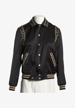 Saint Laurent, JACKET BLACK - Blouson Bomber - black