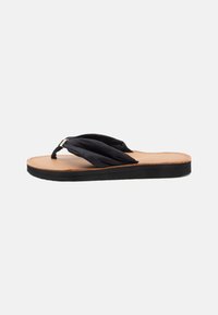 ELEVATED BEACH  - T-bar sandals - black